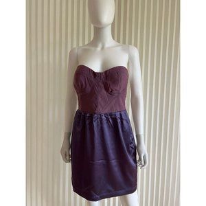 NWT Walter By Walter Baker Women's Dress Corset Strapless Lavender Purple M